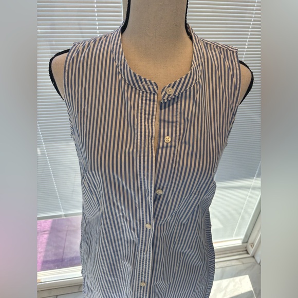 J.Crew Sleeveless Shirt Dress. - Picture 4 of 7